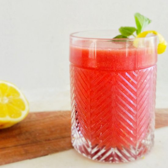 Frozen Strawberry Bourbon Lemonade