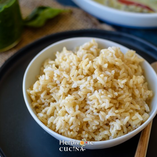 Instant Pot Brown Rice