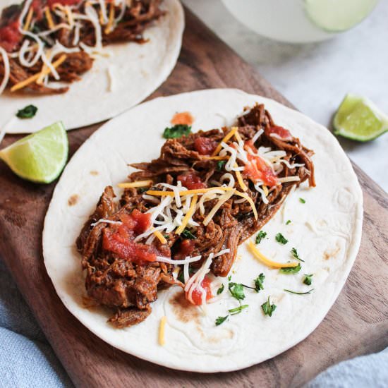 Shredded Beef Tacos