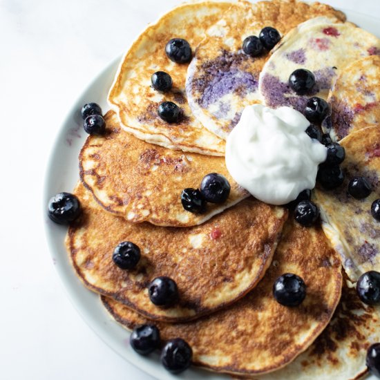 Coconut Flour Protein Pancakes