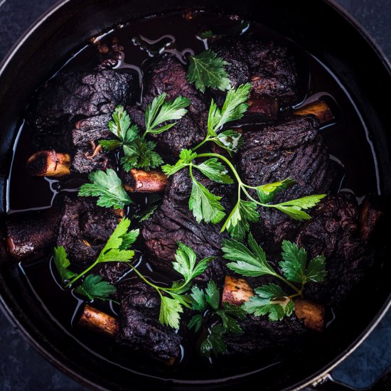 Red Wine Braised Short Ribs