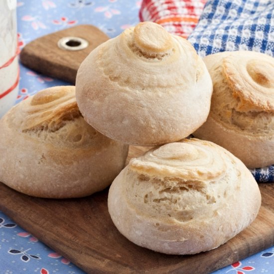 Cookie Cutter Sourdough Rolls