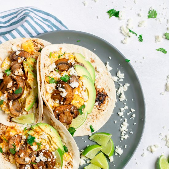 Mexican Street Corn Tacos