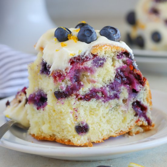 Lemon Blueberry Bundt Cake