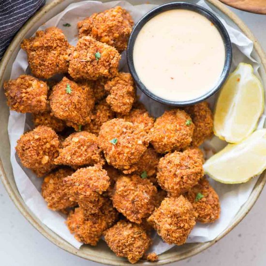 Baked Chicken Popcorn