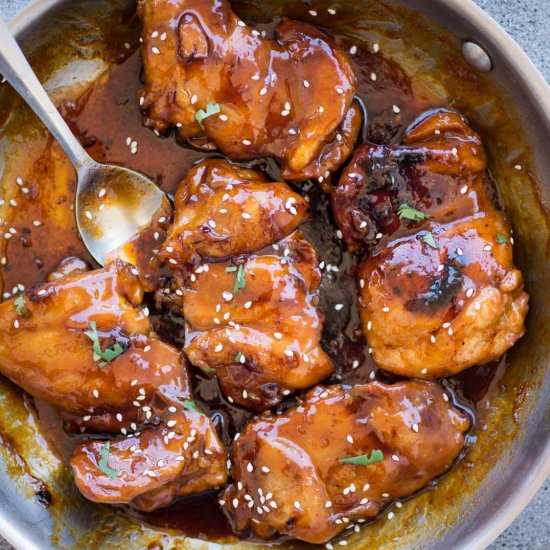 Honey Sriracha Chicken