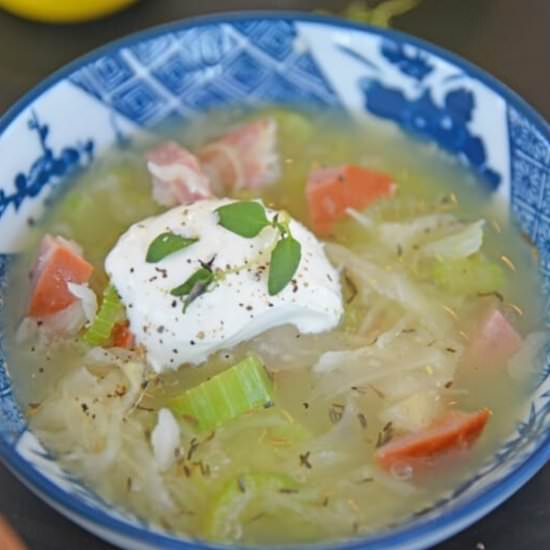 Sausage and Sauerkraut Soup