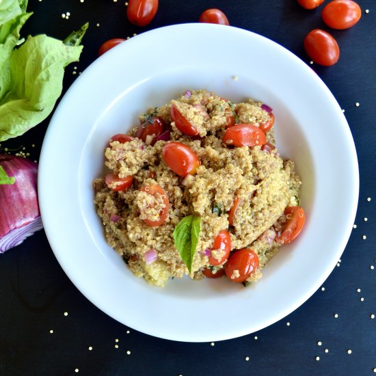 Sweet Basil and Tomato Quinoa