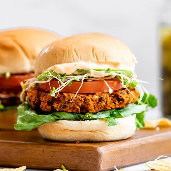 Vegan Chickpea Burgers