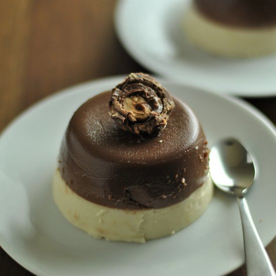 Vanilla & nutella panna cotta