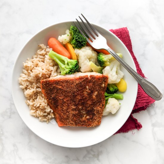 Spice-Rubbed Roasted Salmon