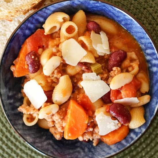 Hearty Instant Pot Pasta Fagioli