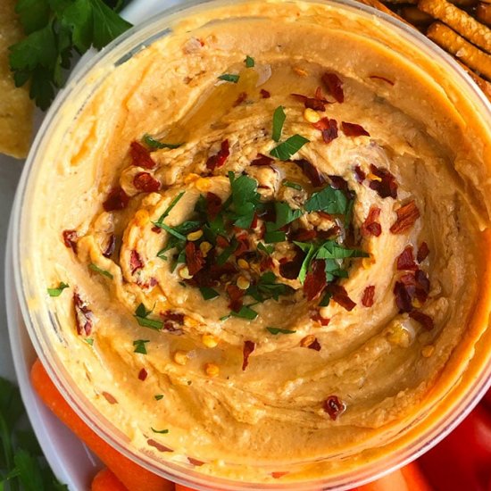 Roasted Red Pepper Hummus