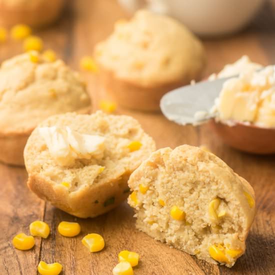 Vegan Corn Muffins