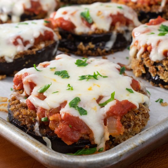 Crispy Eggplant Parmesan