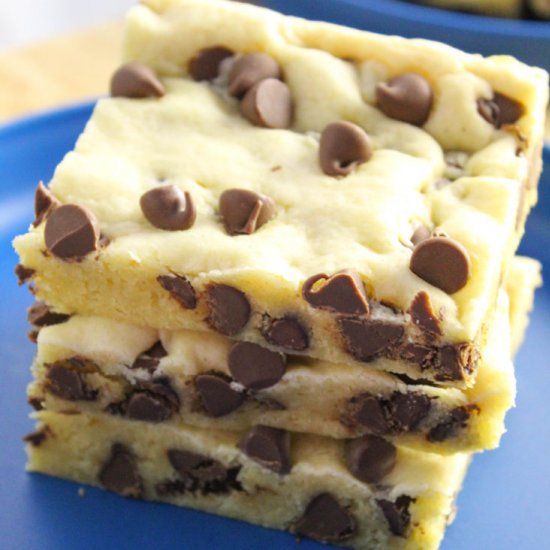 Lazy Chocolate Chip Cookie Bars