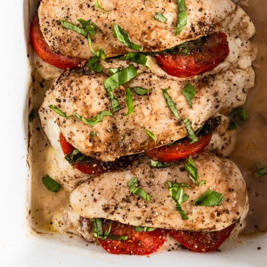 Mozzarella Stuffed Chicken