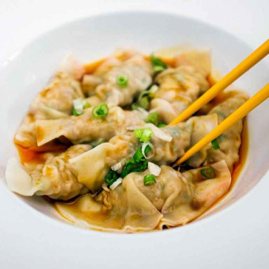 Chinese Chilli Oil Dumplings