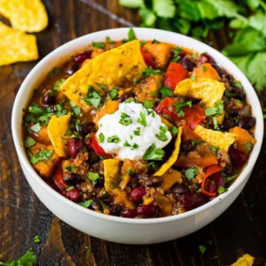 Instant Pot Vegetarian Chili