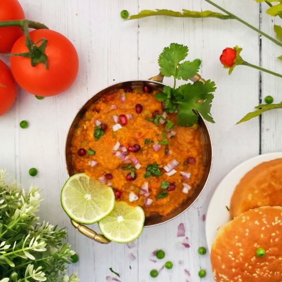 instant-pot Pav Bhaji