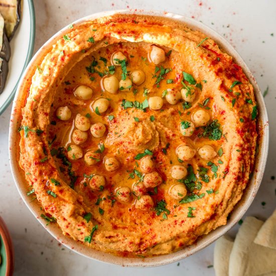 Roasted Pepper Hummus