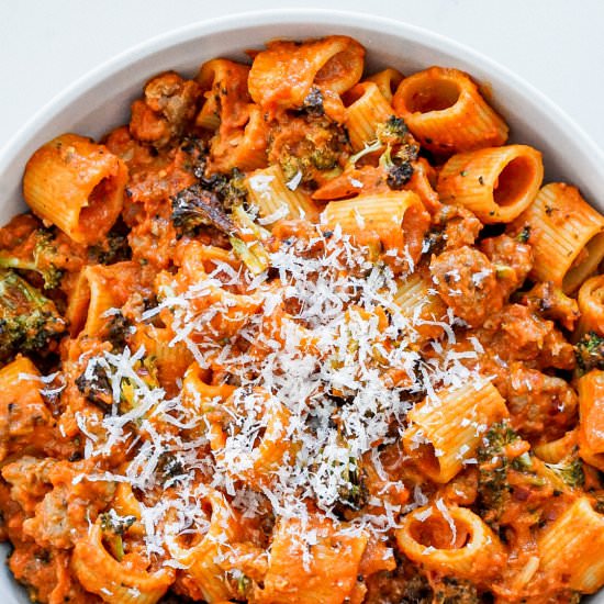 Sausage and Broccoli Rigatoni