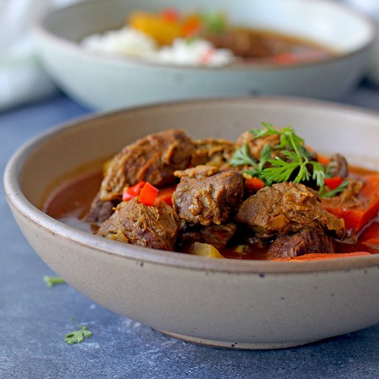 Grenadian Coconut Lamb Curry