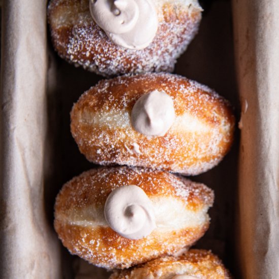 Sourdough Beer Doughnuts Nutella