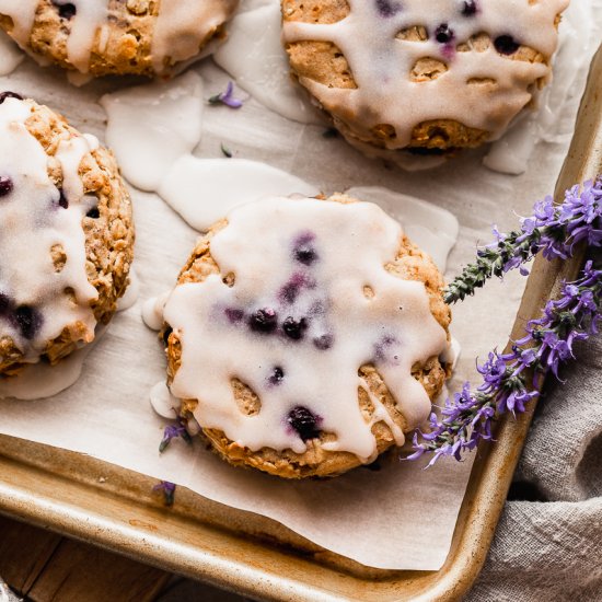 Gluten Free Wild Blueberry Scones