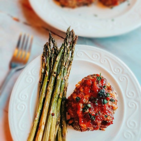 Mini BBQ Meatloaves