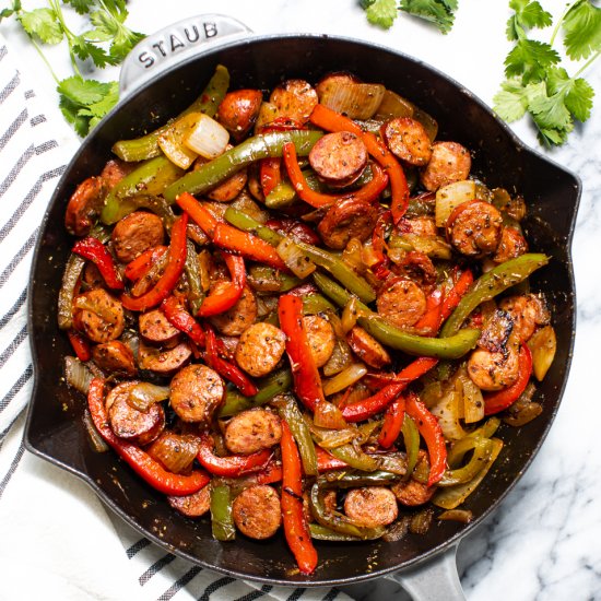 Easy Sausage and Peppers