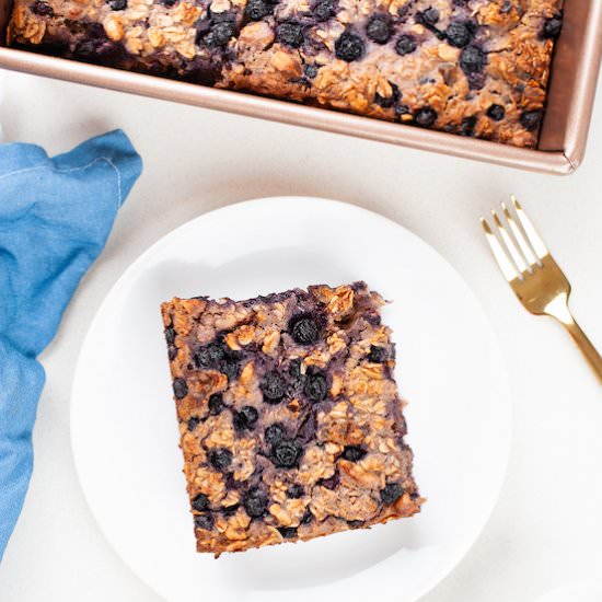 Healthy Vegan Baked Oatmeal