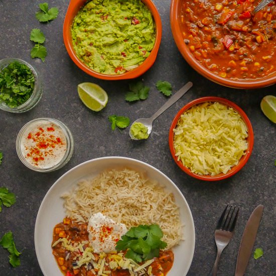 Healthy & Hearty Veggie Chilli