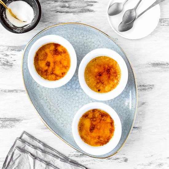 Eggless Crème Brûlée