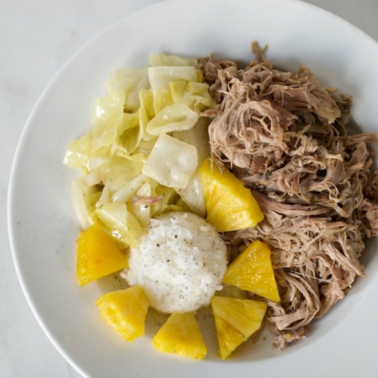 Slow Cooker Kalua Pork and Cabbage