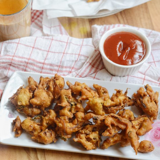 Wheat Onion Pakoda