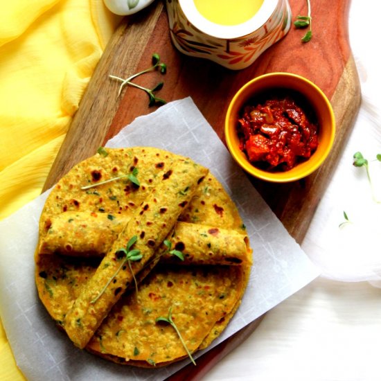 Microgreens Fenugreek Flatbread