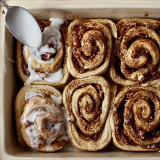 Banana Bread Cinnamon Rolls