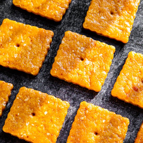 Homemade Cheez Its