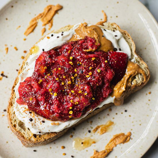 Strawberry Chia Jam {3-Ingredients}