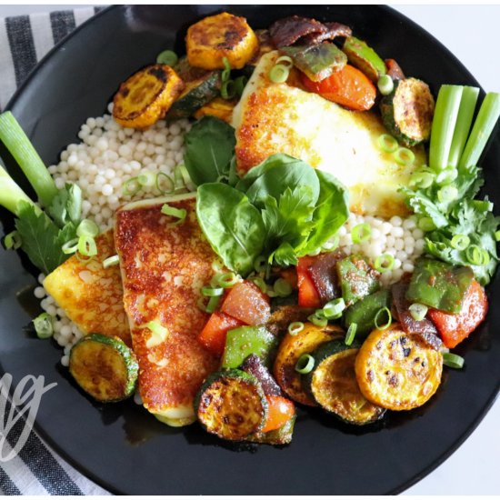 Couscous with Tandoor Veggies &