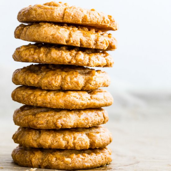 Savoury parmesan shorbread cookies