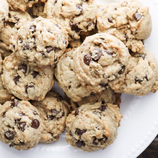 Coconut & Oat Chocolate Chip Cookie