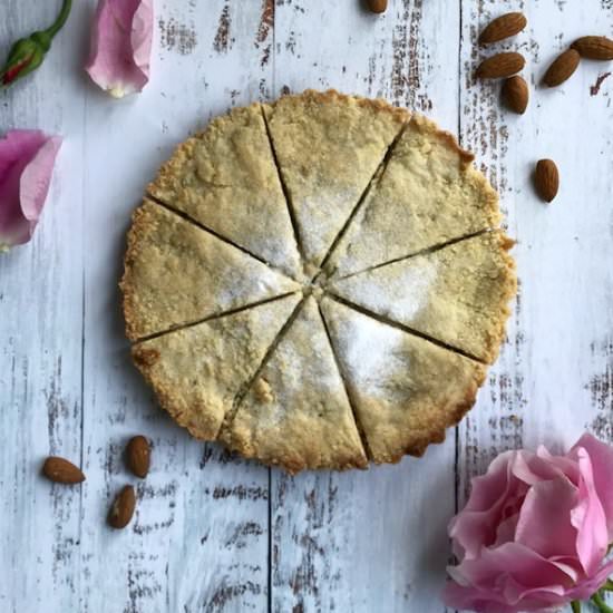 Almond Shortbread with Rosewater