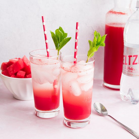 Watermelon Italian Sodas