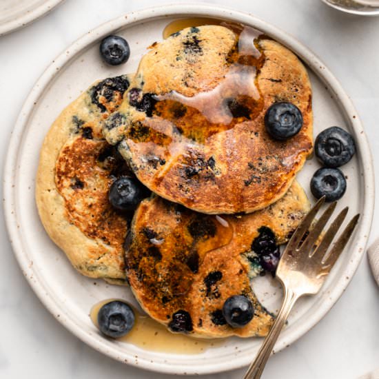 Vegan Blueberry Pancakes