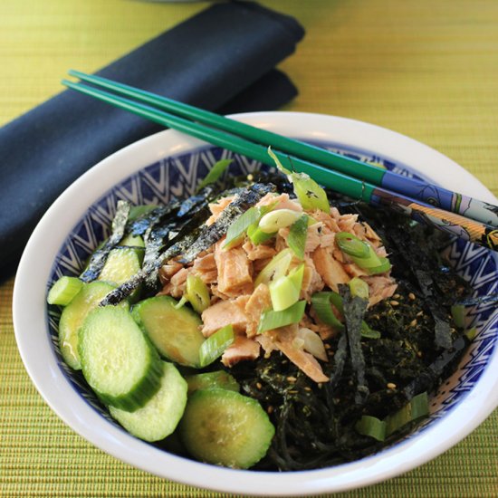 Japanese-style tuna noodle salad