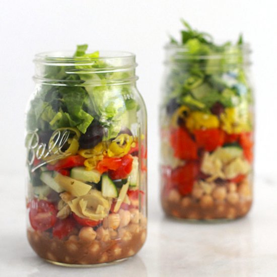 Antipasto Mason Jar Salad