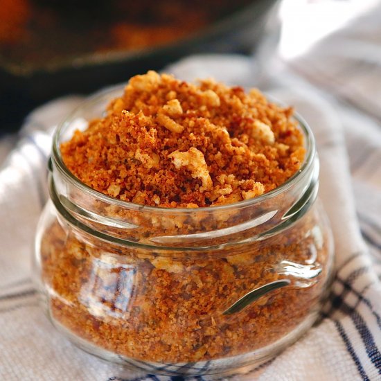 Bacon Garlic Breadcrumbs