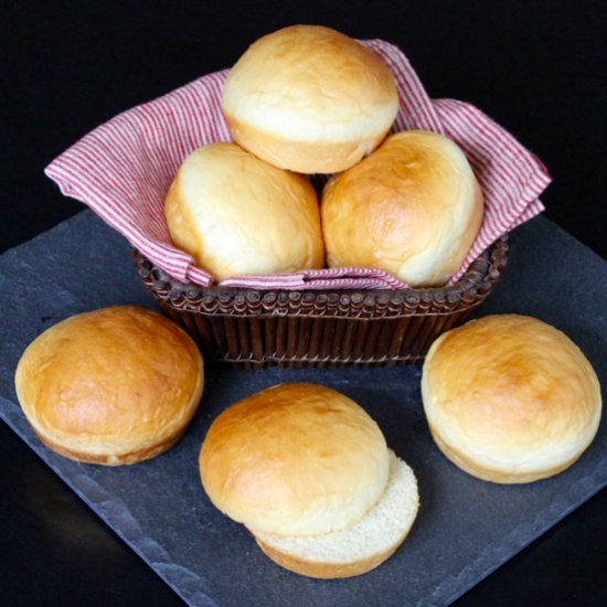 Buttery Potato Burger Buns